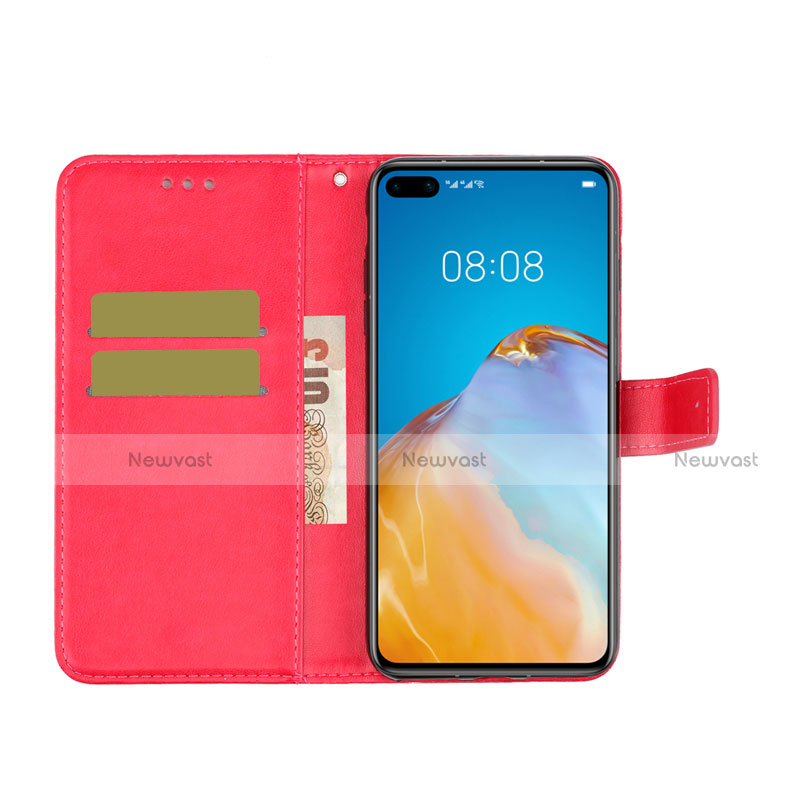 Leather Case Stands Flip Cover T09 Holder for Huawei P40 Pro