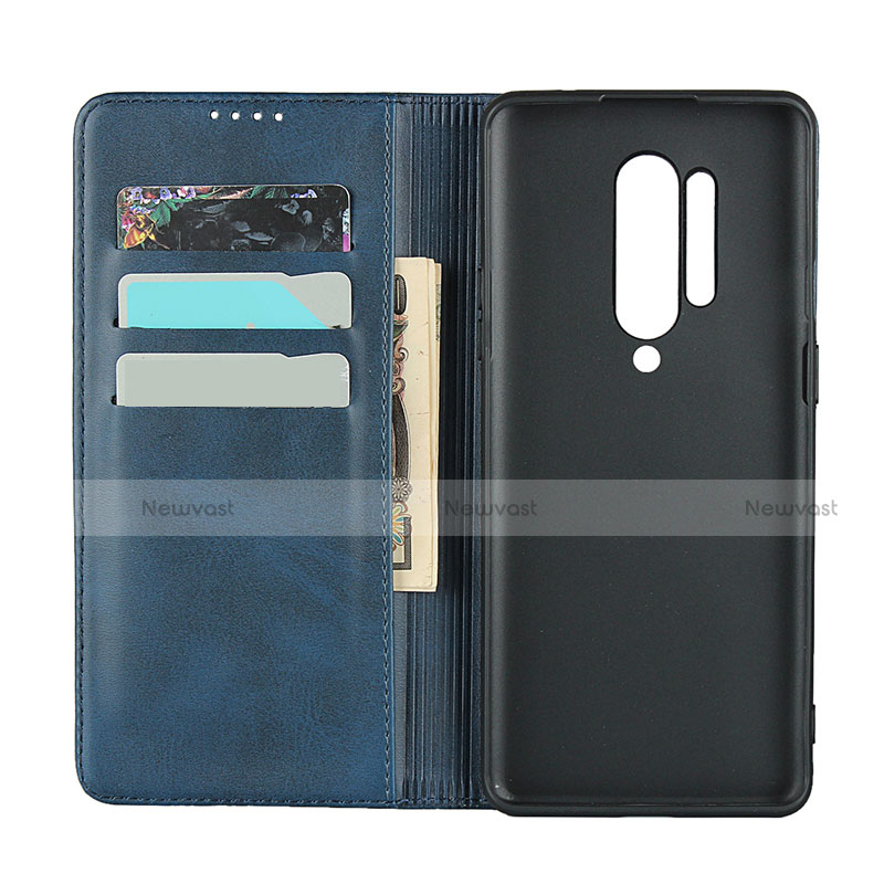 Leather Case Stands Flip Cover T09 Holder for OnePlus 8 Pro