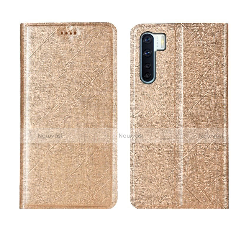 Leather Case Stands Flip Cover T09 Holder for Oppo A91