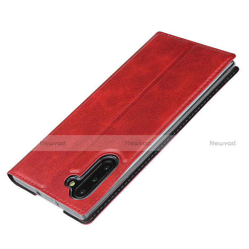 Leather Case Stands Flip Cover T09 Holder for Samsung Galaxy Note 10 5G