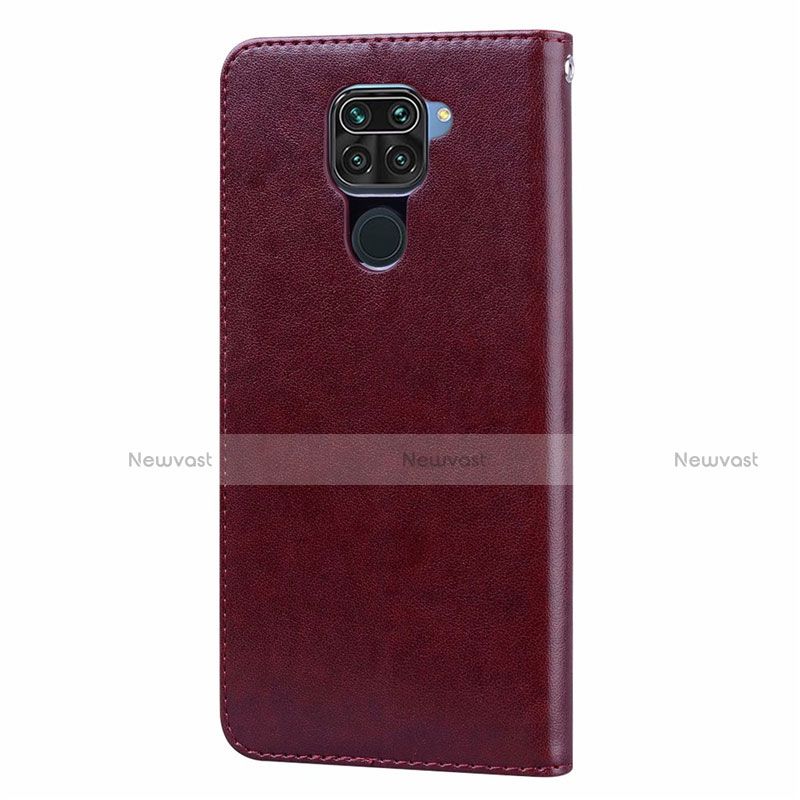 Leather Case Stands Flip Cover T09 Holder for Xiaomi Redmi 10X 4G