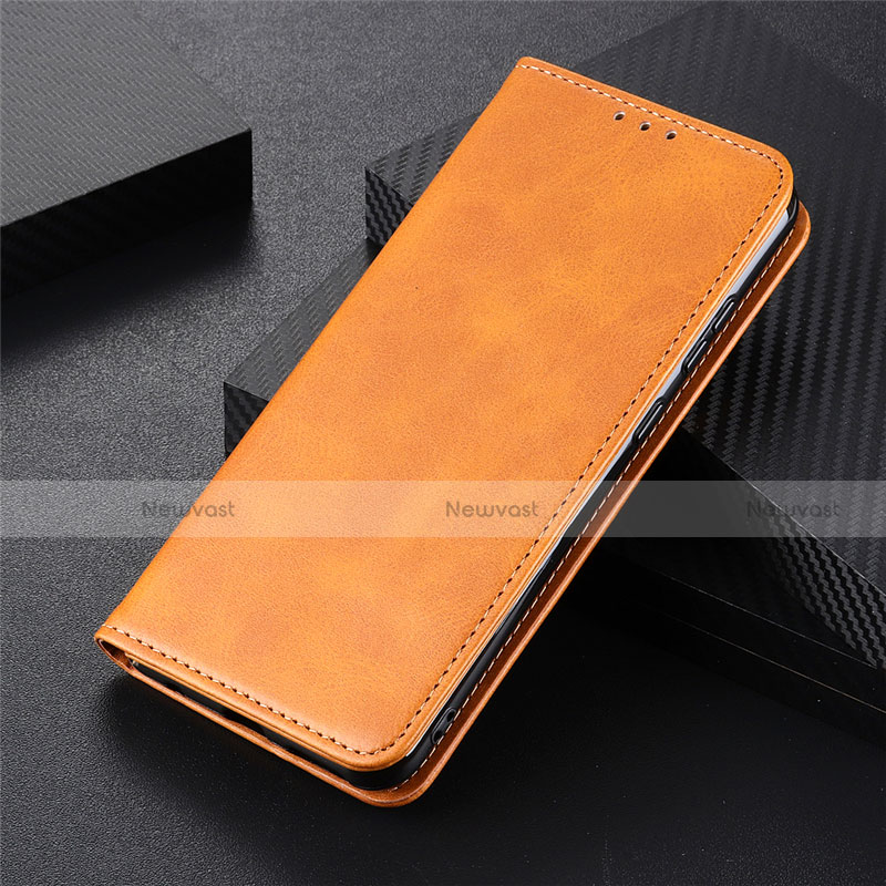 Leather Case Stands Flip Cover T10 Holder for Huawei Nova Lite 3 Plus Orange