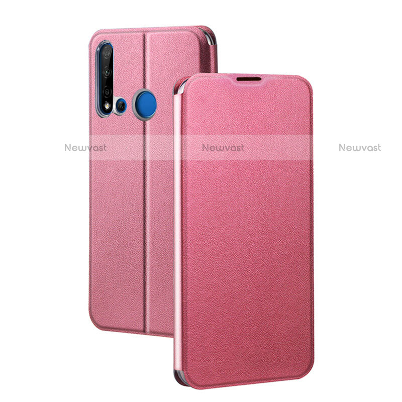 Leather Case Stands Flip Cover T10 Holder for Huawei P20 Lite (2019)