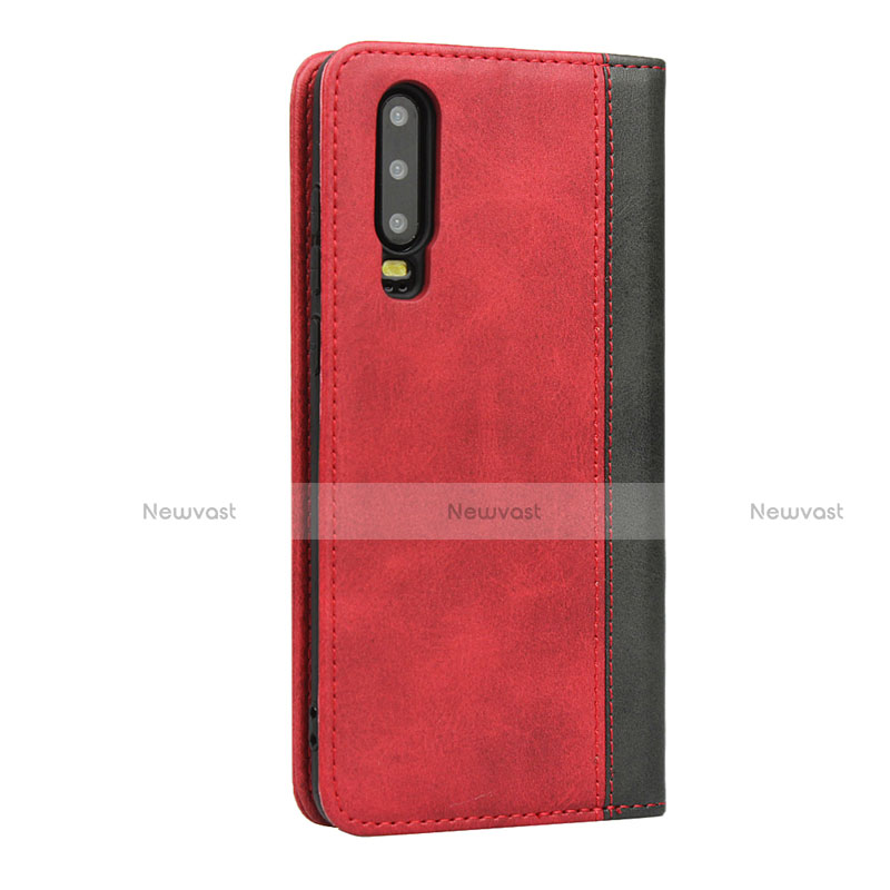 Leather Case Stands Flip Cover T10 Holder for Huawei P30