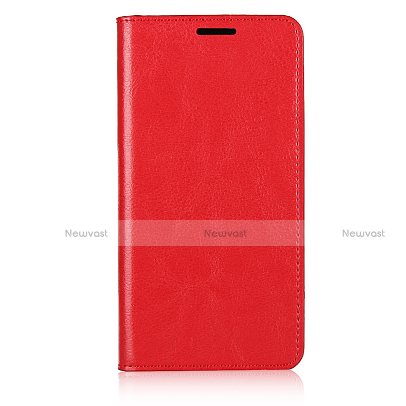 Leather Case Stands Flip Cover T10 Holder for Huawei P40 Red