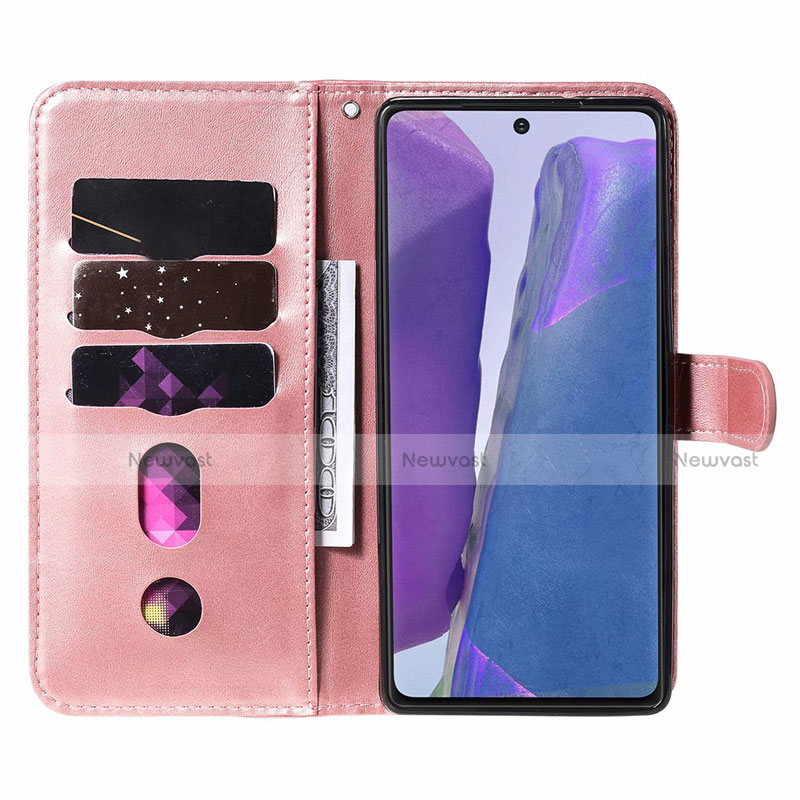 Leather Case Stands Flip Cover T10 Holder for Samsung Galaxy Note 20 5G