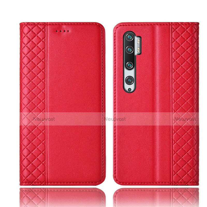 Leather Case Stands Flip Cover T10 Holder for Xiaomi Mi Note 10 Pro