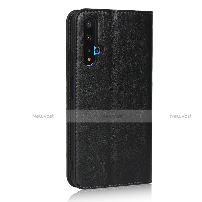 Leather Case Stands Flip Cover T11 Holder for Huawei Honor 20 Black