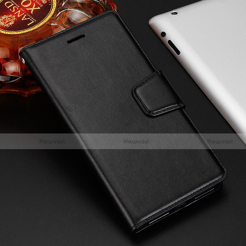 Leather Case Stands Flip Cover T11 Holder for Huawei Mate 20 X 5G Black