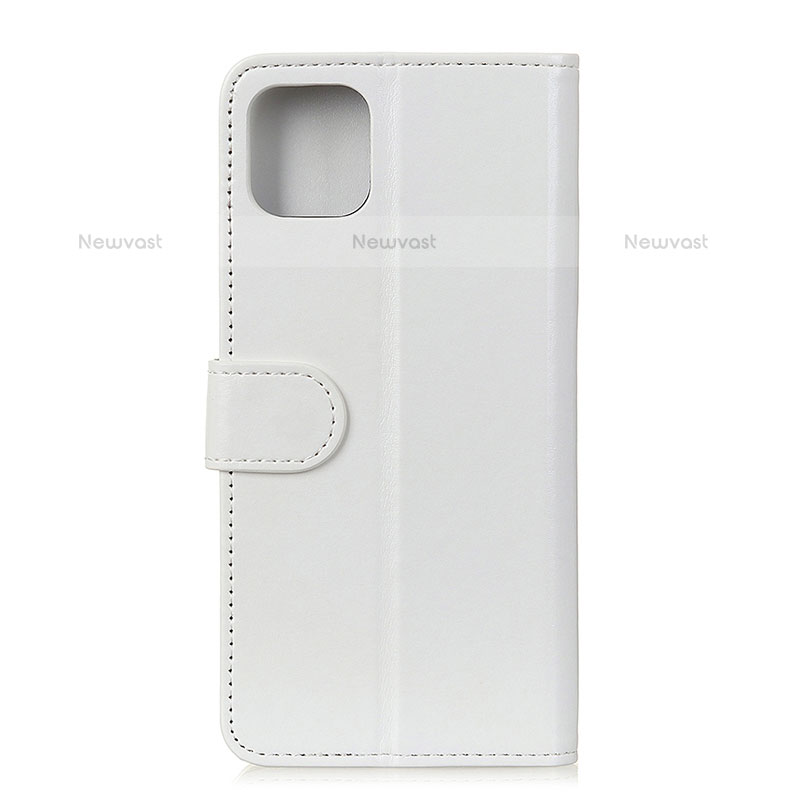 Leather Case Stands Flip Cover T11 Holder for Xiaomi Mi 11 5G White