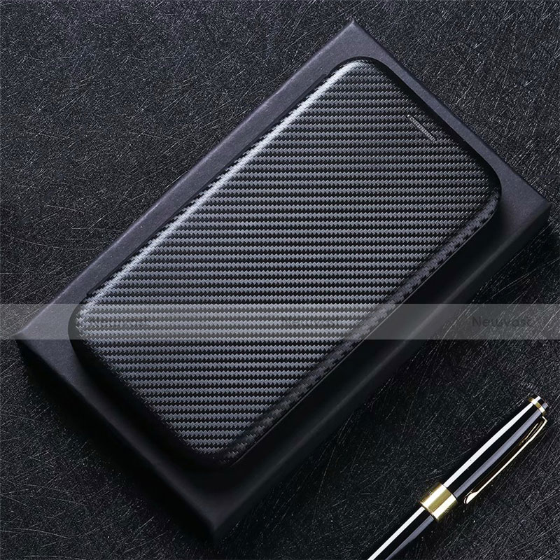 Leather Case Stands Flip Cover T11 Holder for Xiaomi Redmi 9i Black