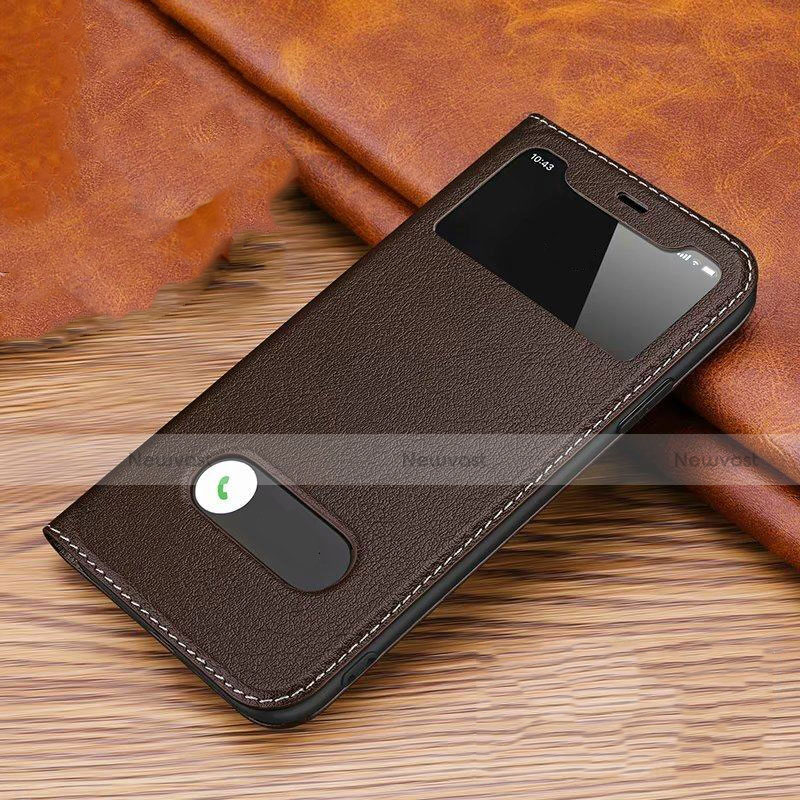 Leather Case Stands Flip Cover T12 Holder for Apple iPhone 11