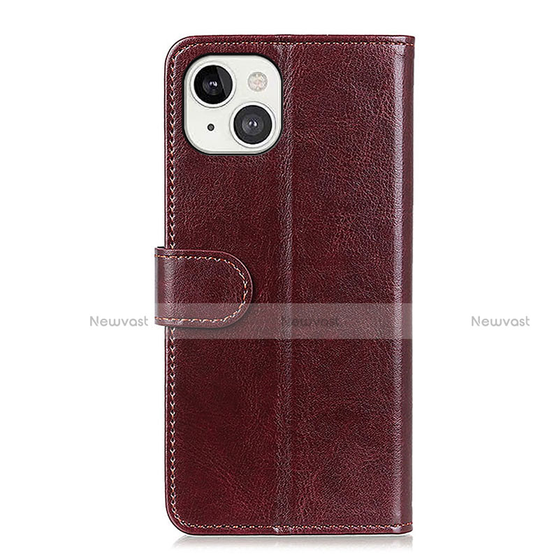 Leather Case Stands Flip Cover T12 Holder for Apple iPhone 13