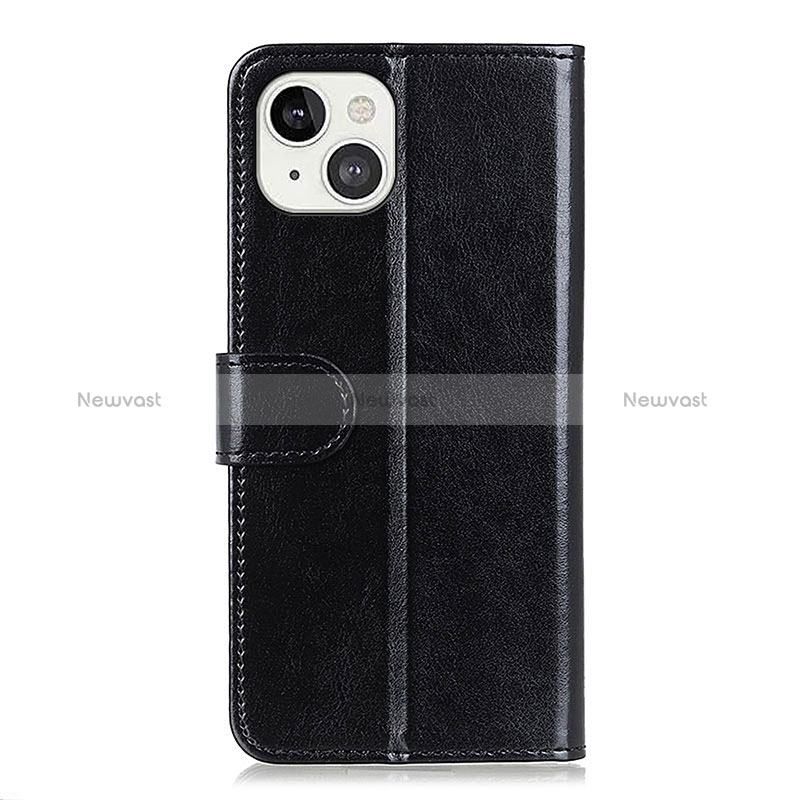 Leather Case Stands Flip Cover T12 Holder for Apple iPhone 15