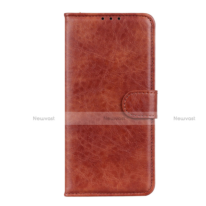 Leather Case Stands Flip Cover T12 Holder for Huawei Nova Lite 3 Plus Brown