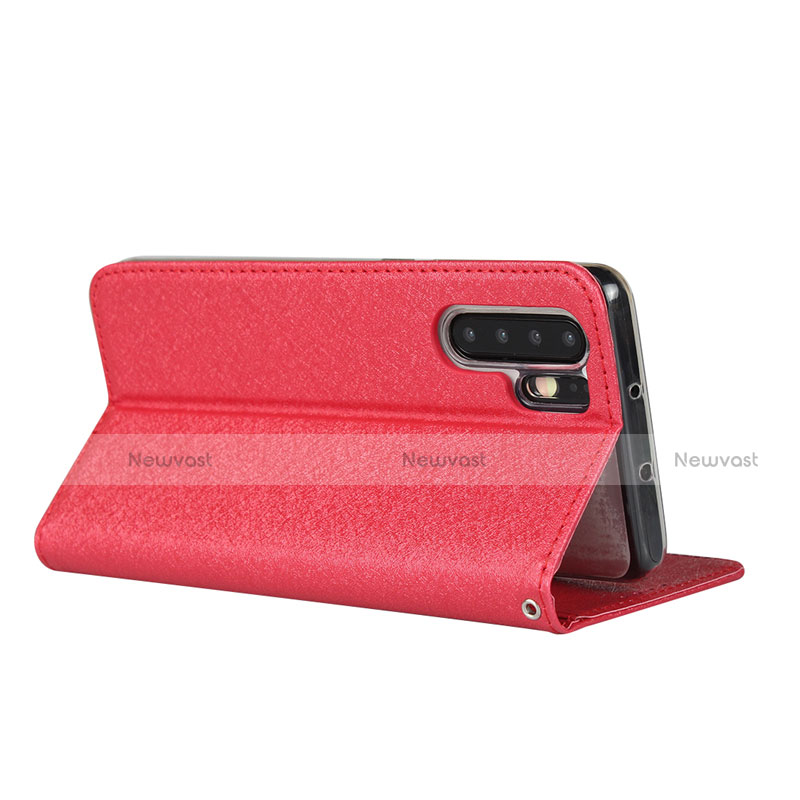 Leather Case Stands Flip Cover T12 Holder for Huawei P30 Pro