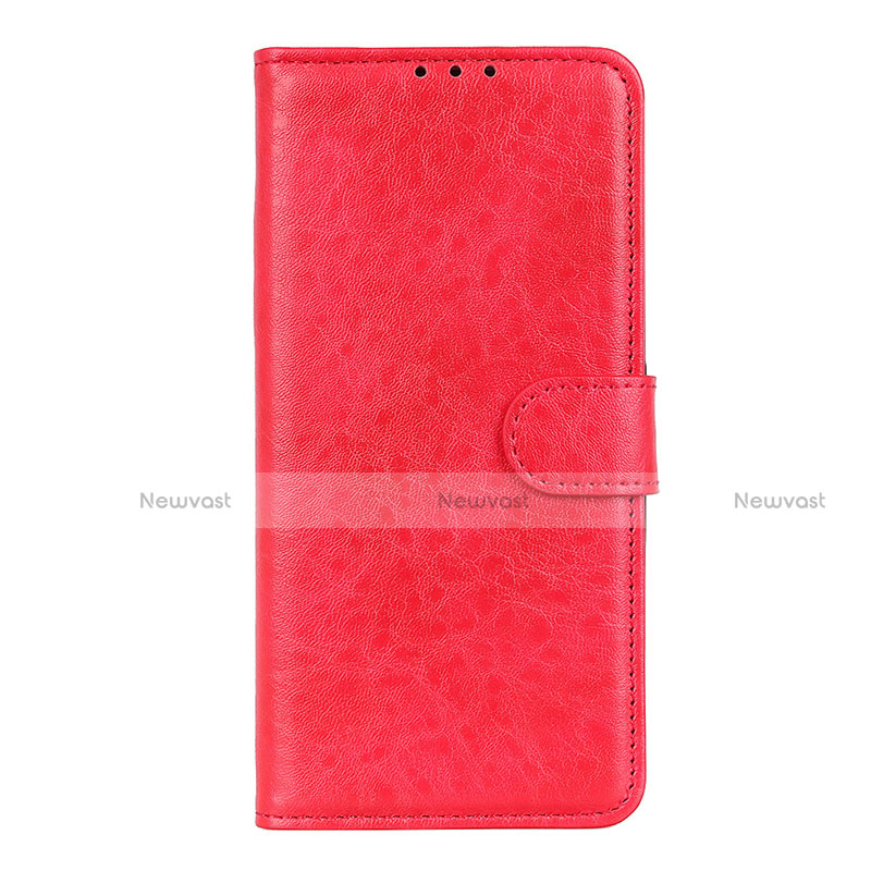 Leather Case Stands Flip Cover T12 Holder for Samsung Galaxy Note 20 5G Red