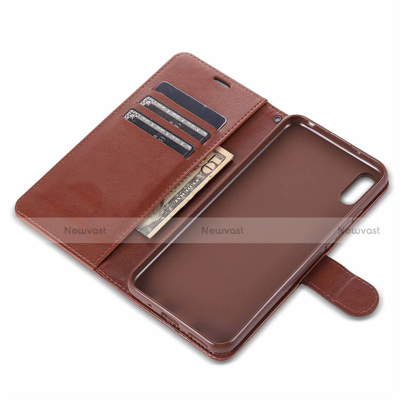 Leather Case Stands Flip Cover T12 Holder for Xiaomi Redmi 9A