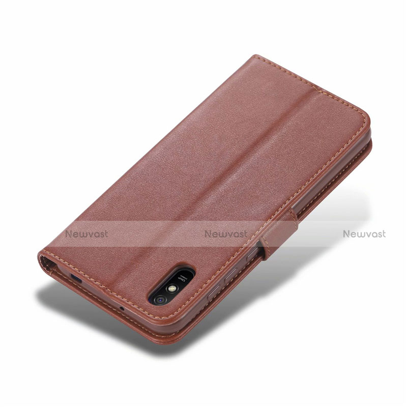 Leather Case Stands Flip Cover T12 Holder for Xiaomi Redmi 9A