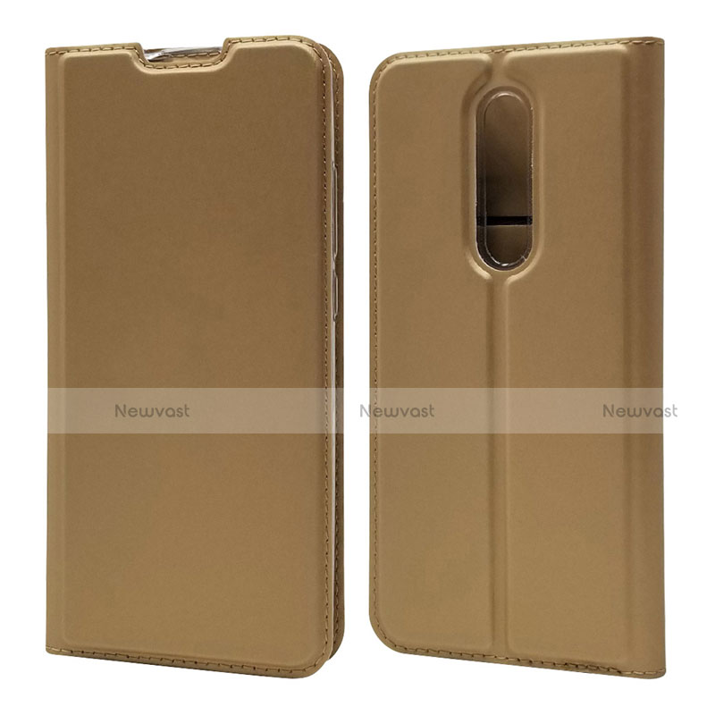 Leather Case Stands Flip Cover T12 Holder for Xiaomi Redmi K20 Gold