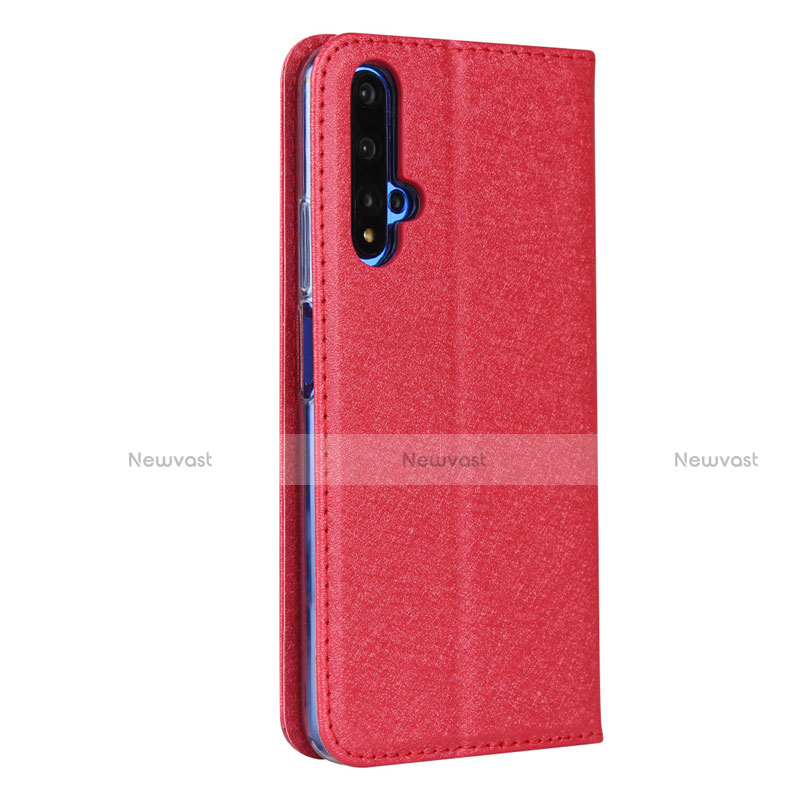 Leather Case Stands Flip Cover T14 Holder for Huawei Honor 20S