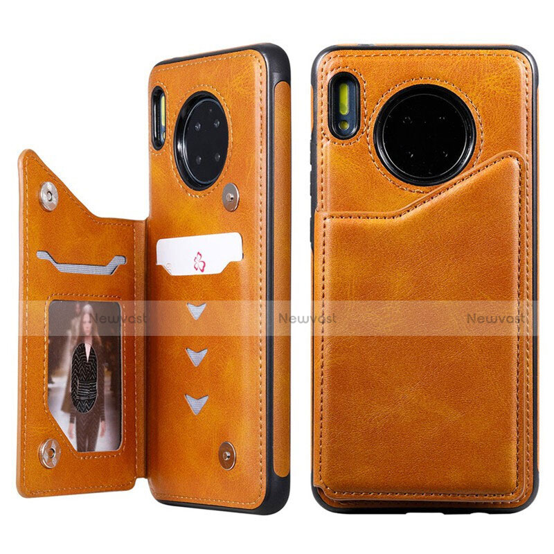 Leather Case Stands Flip Cover T14 Holder for Huawei Mate 30 Pro