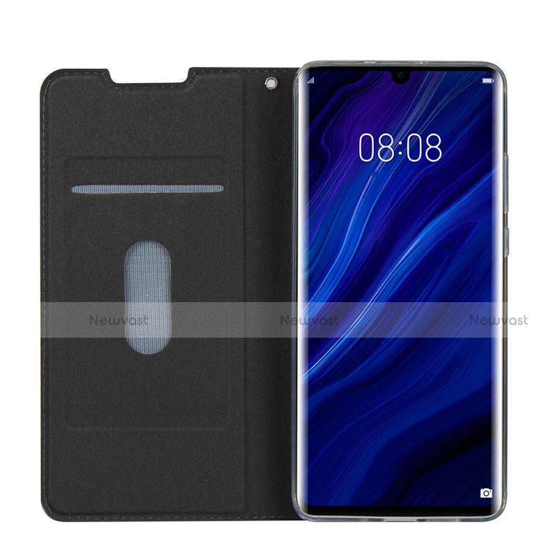 Leather Case Stands Flip Cover T14 Holder for Huawei P30 Pro