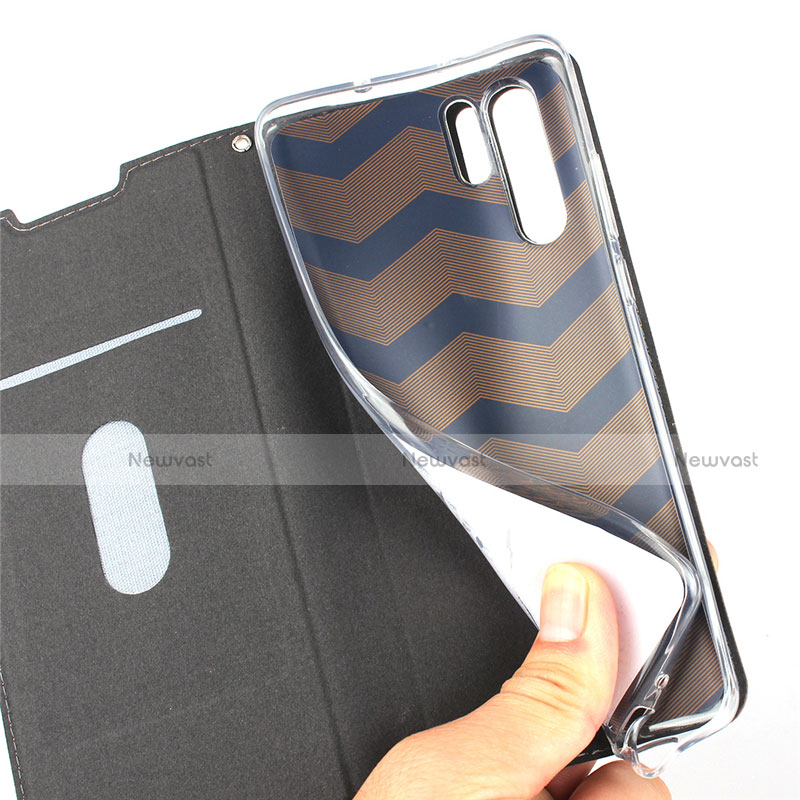 Leather Case Stands Flip Cover T14 Holder for Huawei P30 Pro New Edition