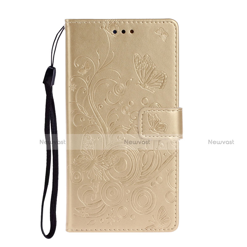 Leather Case Stands Flip Cover T14 Holder for Huawei P40 Gold