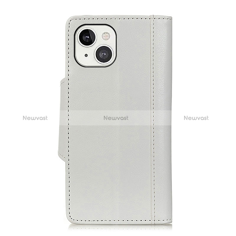 Leather Case Stands Flip Cover T15 Holder for Apple iPhone 15