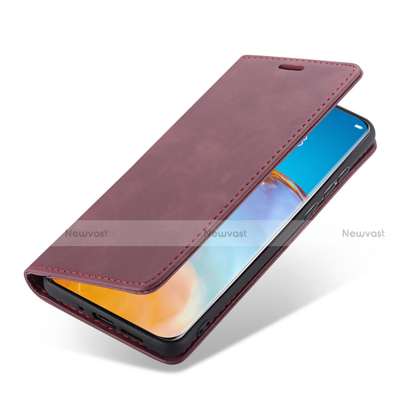 Leather Case Stands Flip Cover T15 Holder for Huawei P40 Pro