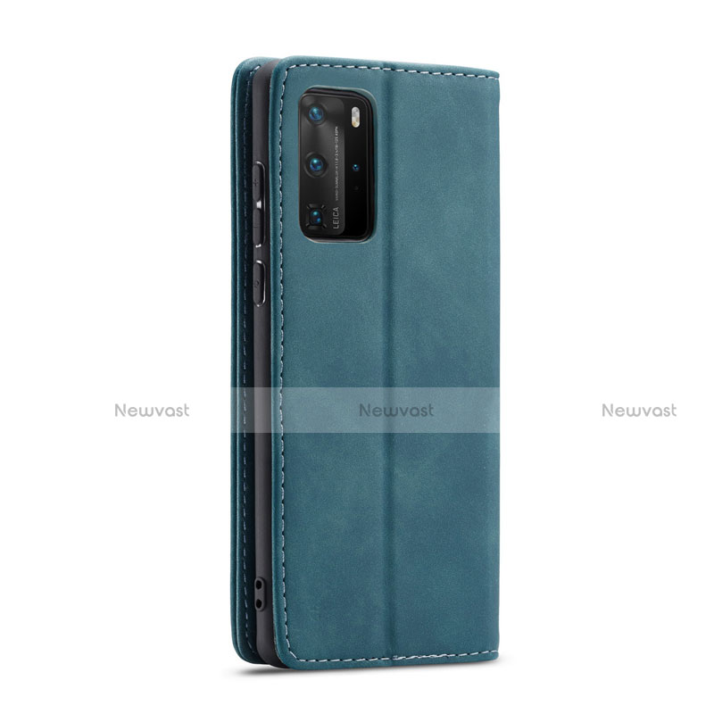 Leather Case Stands Flip Cover T15 Holder for Huawei P40 Pro