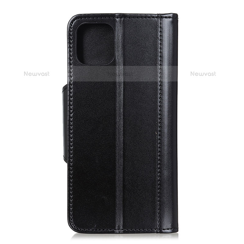 Leather Case Stands Flip Cover T15 Holder for Xiaomi Mi 11 5G Black