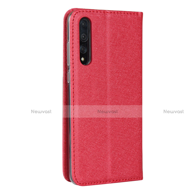 Leather Case Stands Flip Cover T16 Holder for Huawei P20 Pro