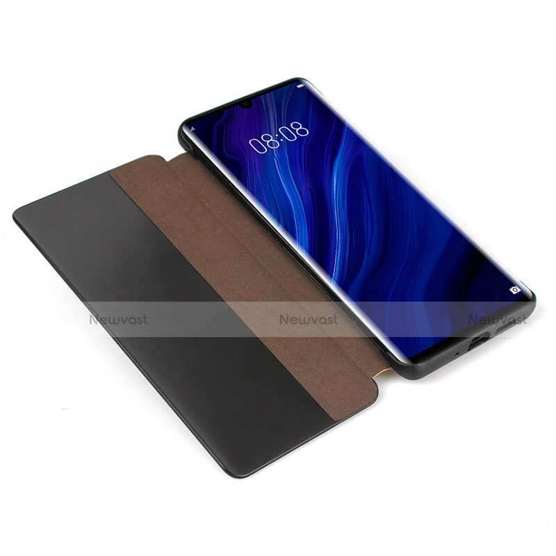 Leather Case Stands Flip Cover T16 Holder for Huawei P30 Pro