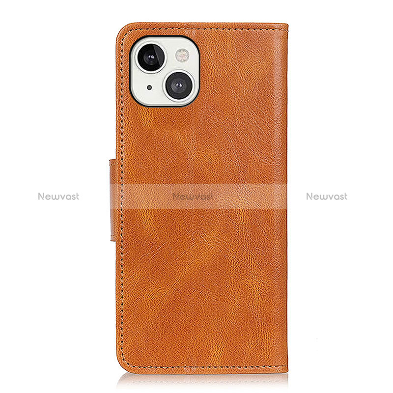 Leather Case Stands Flip Cover T17 Holder for Apple iPhone 15