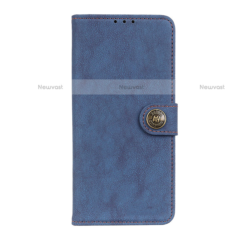 Leather Case Stands Flip Cover T17 Holder for Samsung Galaxy Note 20 Ultra 5G Blue