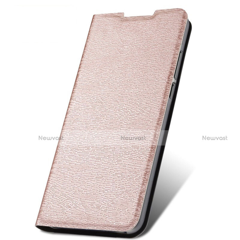 Leather Case Stands Flip Cover T17 Holder for Xiaomi Redmi Note 8T Rose Gold