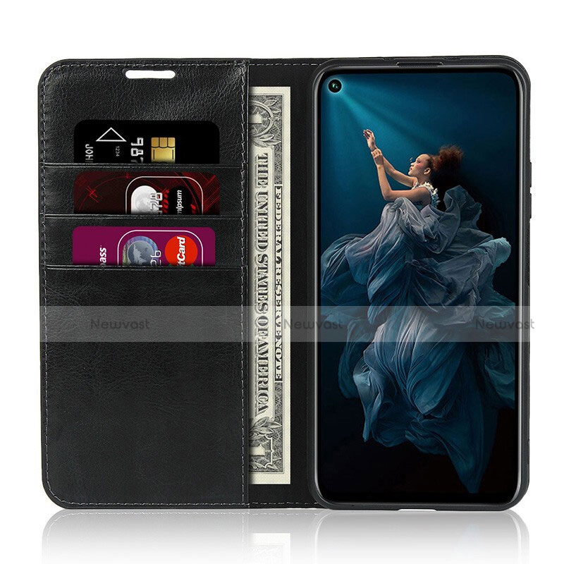 Leather Case Stands Flip Cover T18 Holder for Huawei Honor 20S