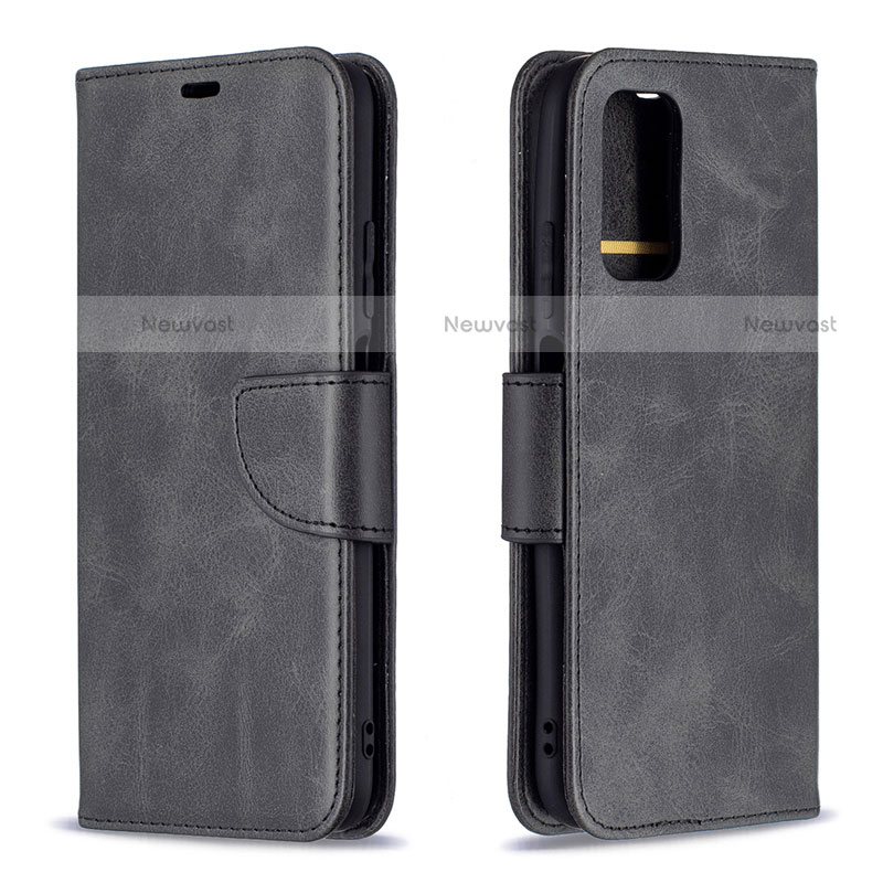 Leather Case Stands Flip Cover T18 Holder for Xiaomi Poco M3