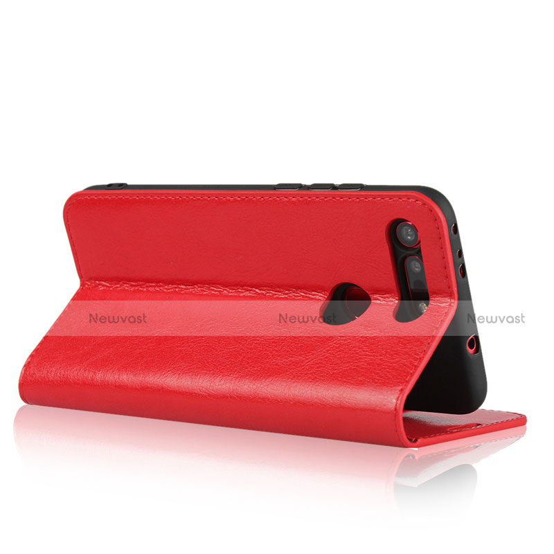 Leather Case Stands Flip Cover T19 Holder for Huawei Honor V20