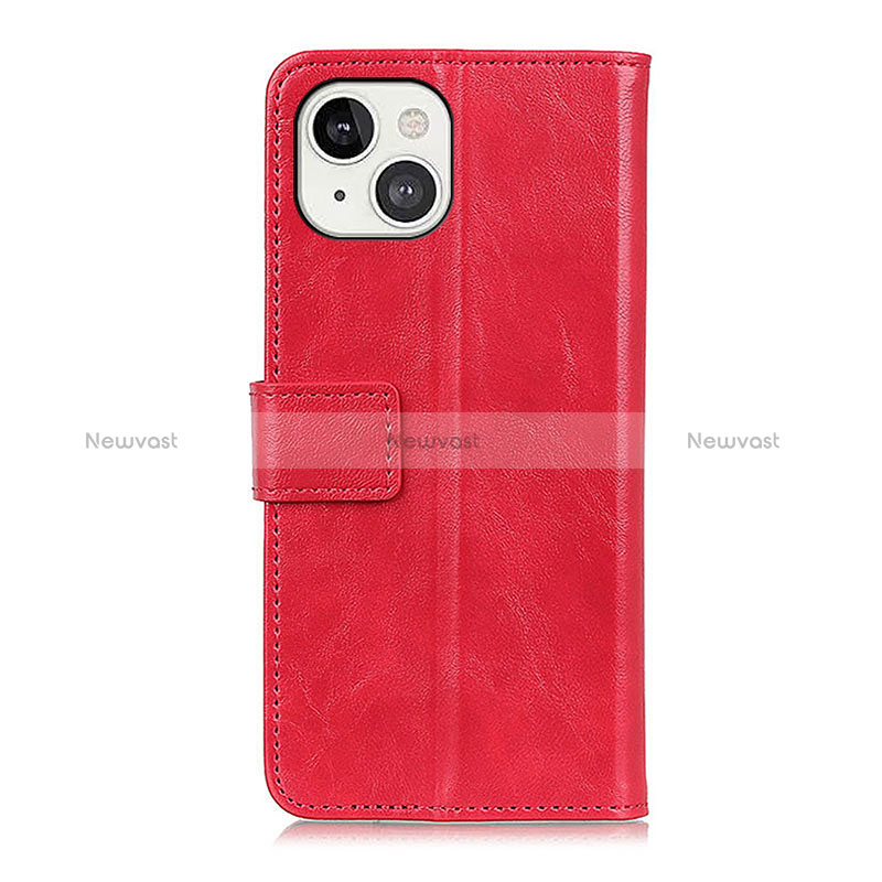 Leather Case Stands Flip Cover T20 Holder for Apple iPhone 15