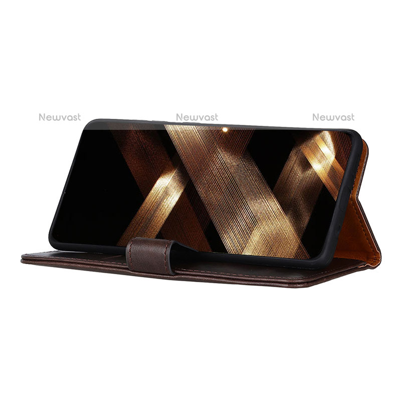 Leather Case Stands Flip Cover T20 Holder for Apple iPhone 15 Pro