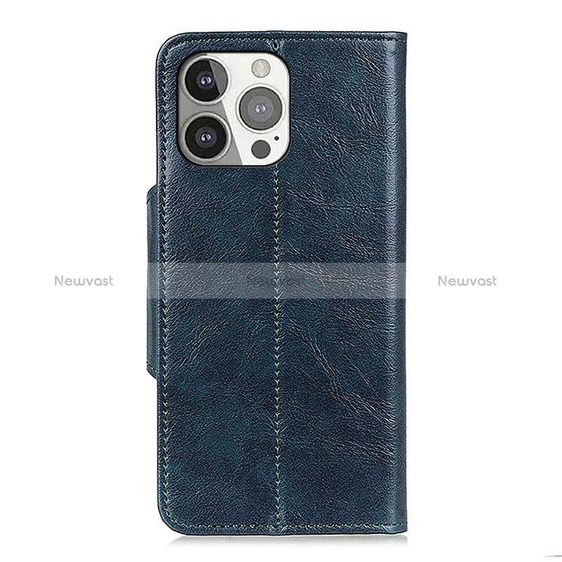 Leather Case Stands Flip Cover T21 Holder for Apple iPhone 14 Pro