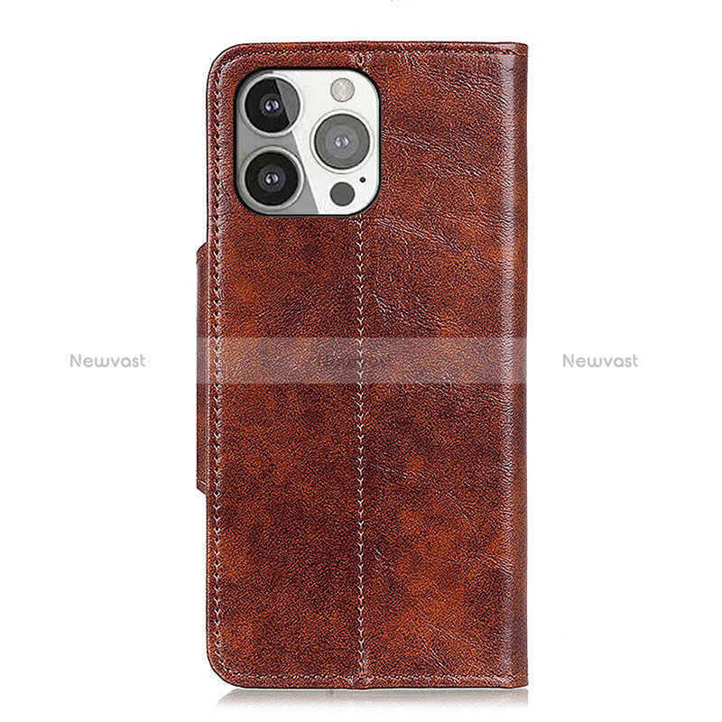 Leather Case Stands Flip Cover T21 Holder for Apple iPhone 14 Pro