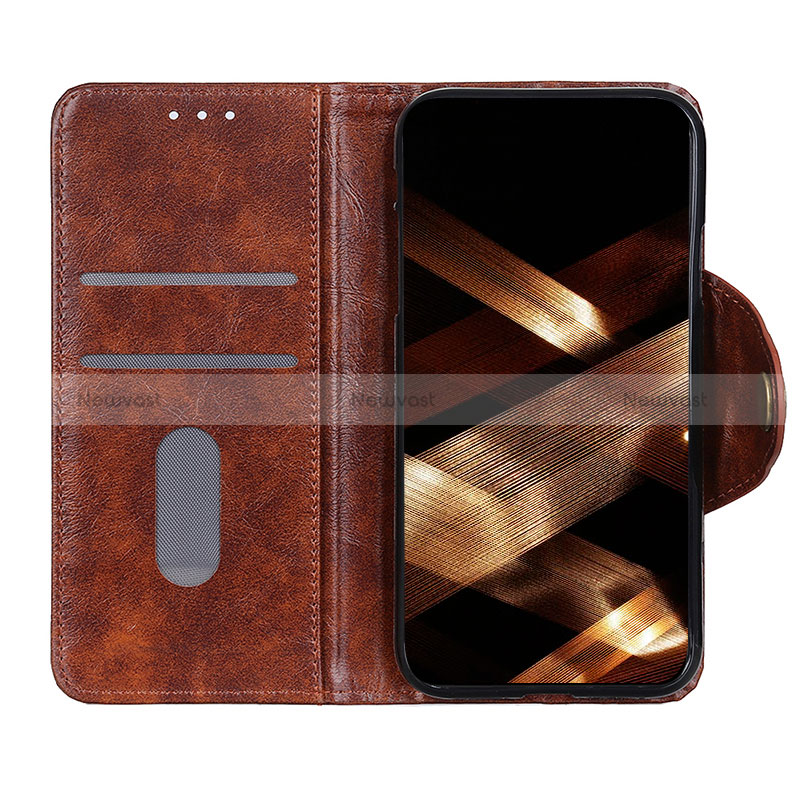 Leather Case Stands Flip Cover T21 Holder for Apple iPhone 15