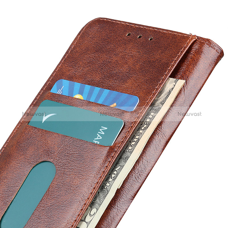 Leather Case Stands Flip Cover T21 Holder for Apple iPhone 15