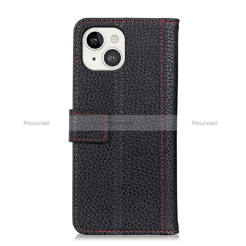 Leather Case Stands Flip Cover T23 Holder for Apple iPhone 15