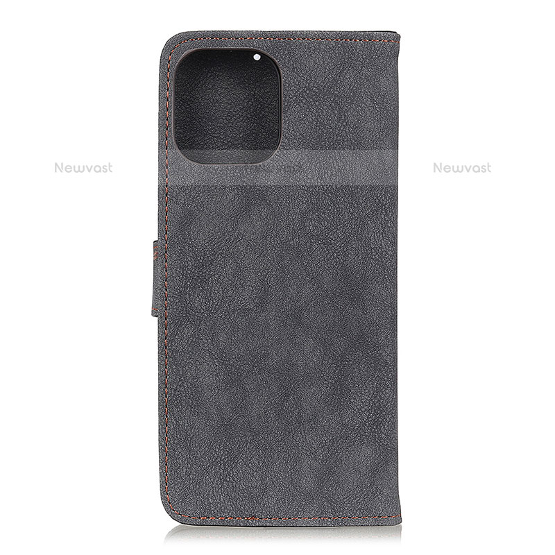 Leather Case Stands Flip Cover T23 Holder for Xiaomi Mi 11 Lite 4G Black