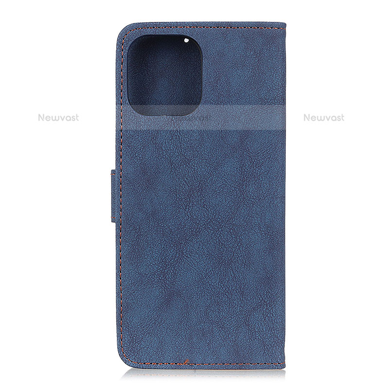 Leather Case Stands Flip Cover T23 Holder for Xiaomi Mi 11 Lite 5G Blue